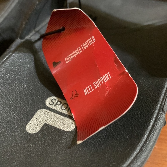 🆕 FILA- BLACK SANDALS (10) - Picture 8 of 12